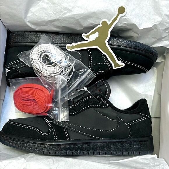 Jordan Other - Nike Air Jordan 1 Retro Low Black Phantom Travis Scott  DO5442-001 PreSchool 11C